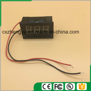 V27D 0.56" LED DC 2.5-30.0V Digital Display Voltmeter with Two Wires (Color: Red)